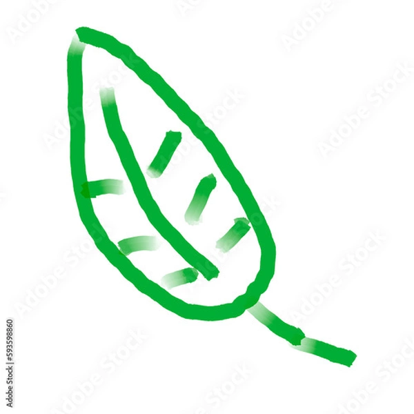 Fototapeta leaf by kid