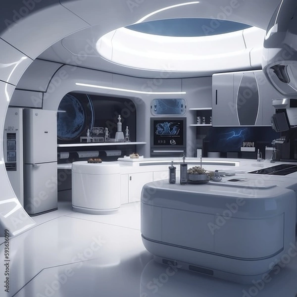 Fototapeta Connected kitchen