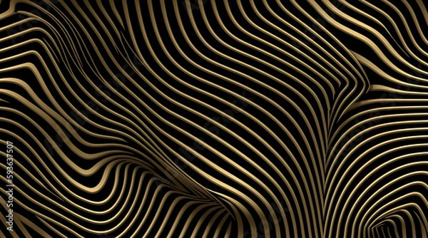 Fototapeta Abstract shiny color gold Background. luxury golden background. Generative AI