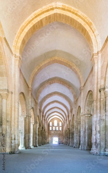 Fototapeta Abbey of Fontenay in France