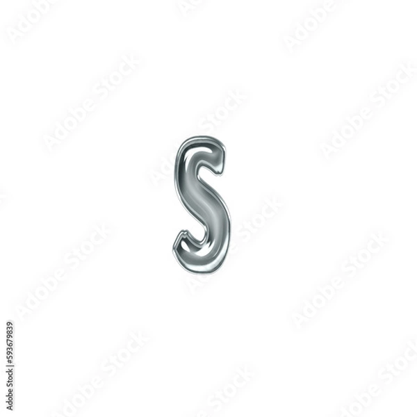 Fototapeta slass effect typography letters