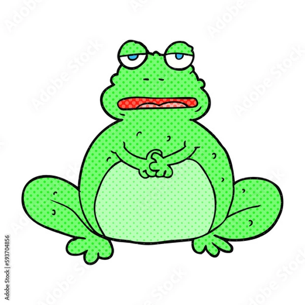 Fototapeta cartoon frog