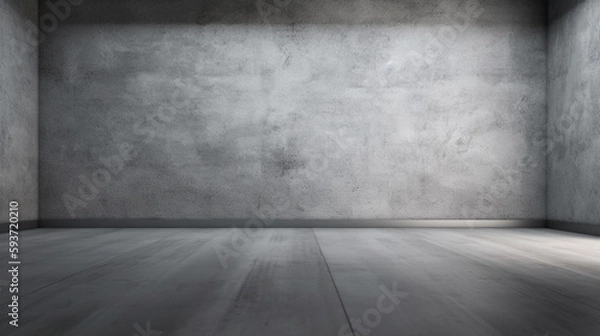 Fototapeta Empty Gray Color Texture Studio Background