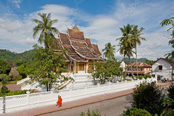 Obraz Temple in Luang Prabang Laos