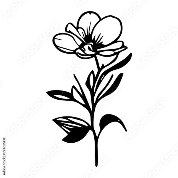 Fototapeta Flower Vector Icon