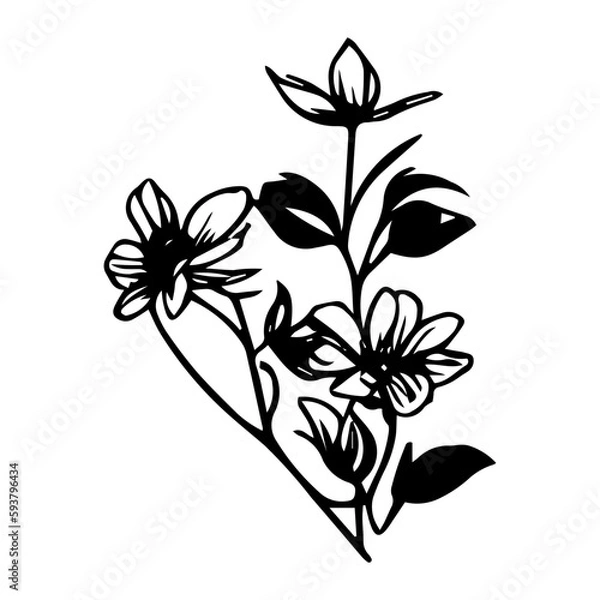 Fototapeta Flower Vector Icon