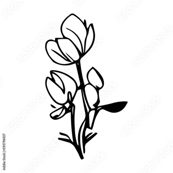 Fototapeta Flower Vector Icon