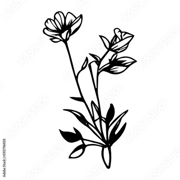 Fototapeta Flower Vector Icon