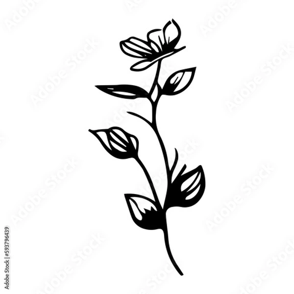 Fototapeta Flower Vector Icon