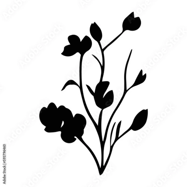 Fototapeta Flower Vector Icon
