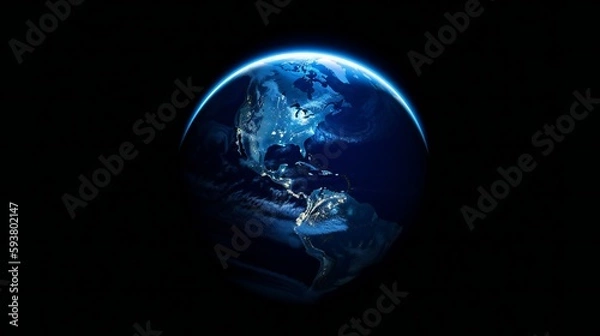 Fototapeta 神秘的な青い世界