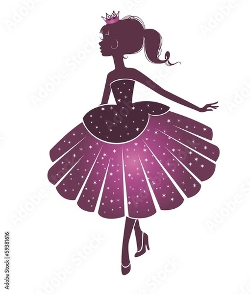 Obraz Девочка -принцесса