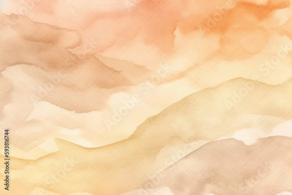 Obraz cream background with watercolor