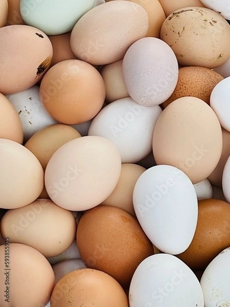 Fototapeta Group of Colourful Eggs 
