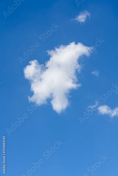 Obraz cloud in a blue sky vertical