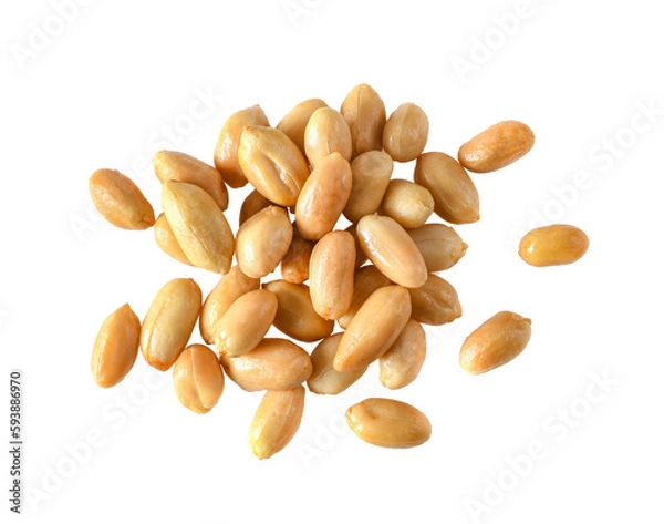 Fototapeta peanuts isolated on transparent png