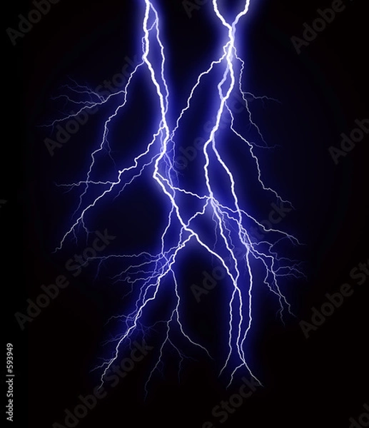 Obraz Uderzenie pioruna