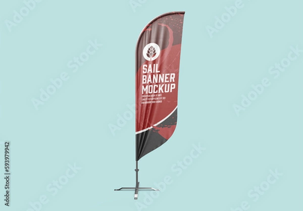 Obraz Flying Banner Mockup