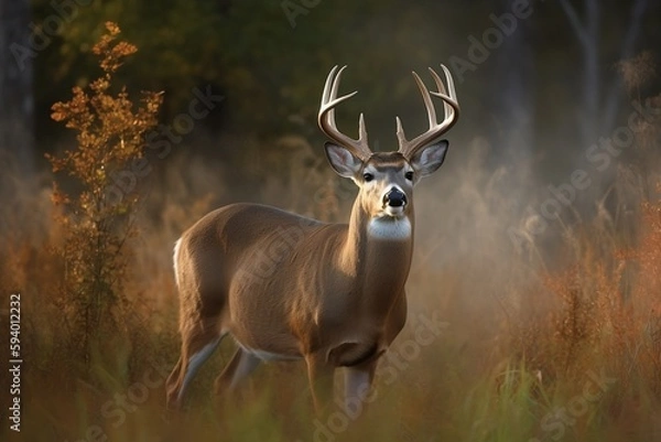 Obraz whitetail deer in the wild