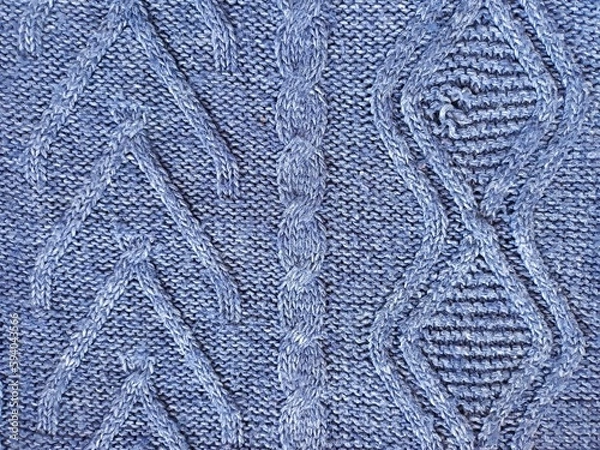 Fototapeta knitted wool texture