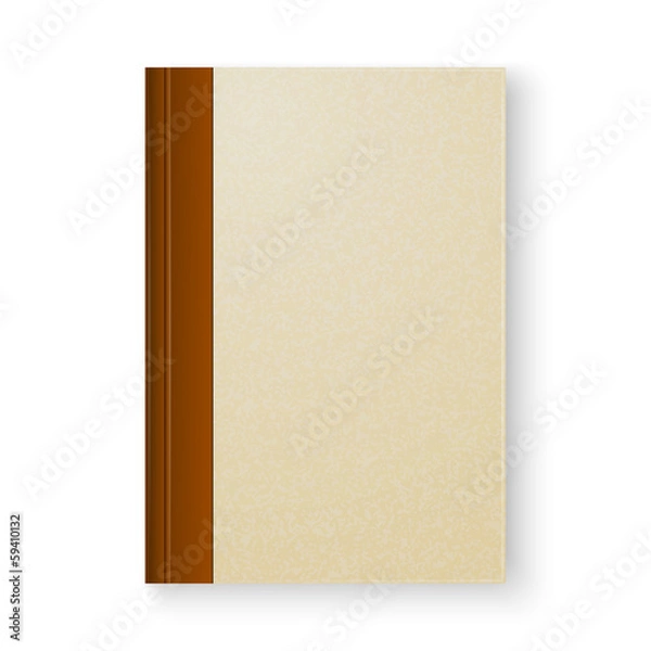 Obraz Old book on white background