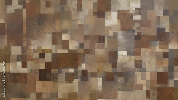 Fototapeta Shaded abstract squares pattern