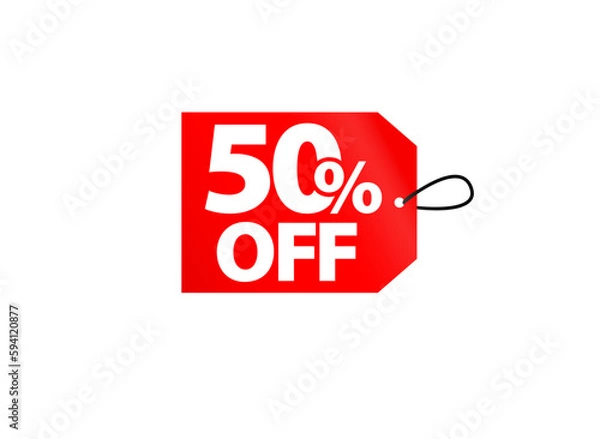 Obraz Red 50% OFF Tag