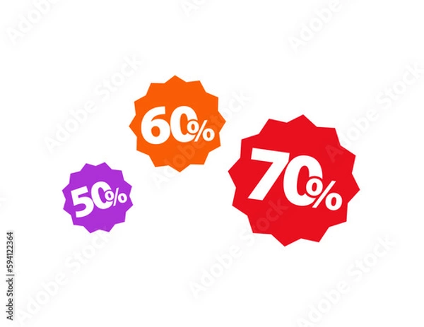 Obraz Discount Splashes - 50%, 60%, 70%