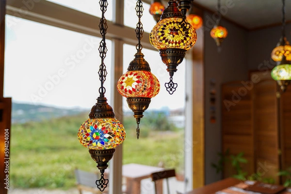 Obraz トルコランプの暖かい灯り