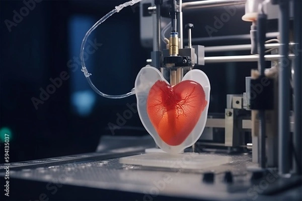 Obraz Organ 3D printing
