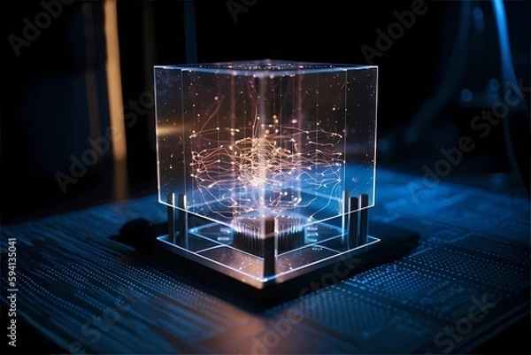 Obraz Delicate personal quantum computer 