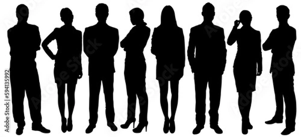 Obraz People silhouettes 82