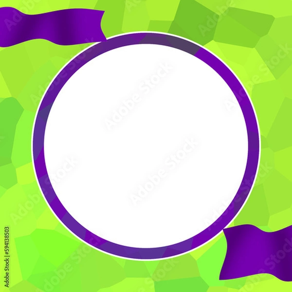 Obraz Slime twibbon text space style