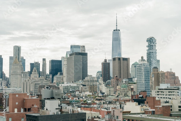 Obraz view of the New Museum on the downtown in new york - sep 2022
