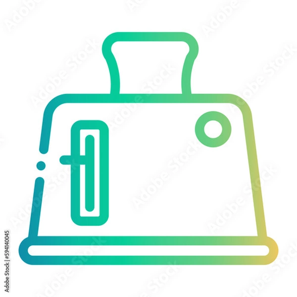 Fototapeta toaster icon