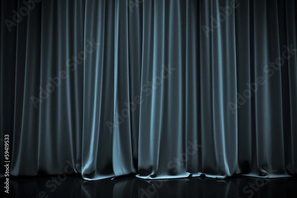 Fototapeta zasłona w teatrze