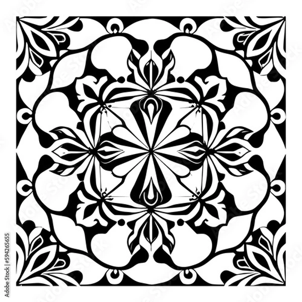 Fototapeta abstract floral background