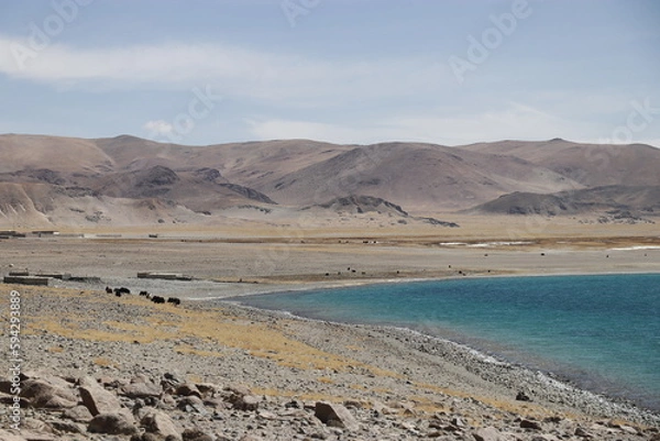 Obraz Mountain and lake