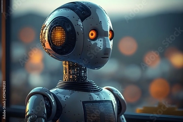 Fototapeta robot, android, humanoid, Artificial Intelligence