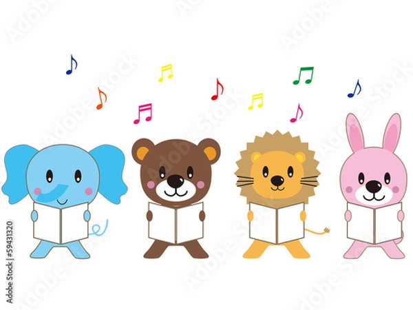 Obraz 動物のコーラス