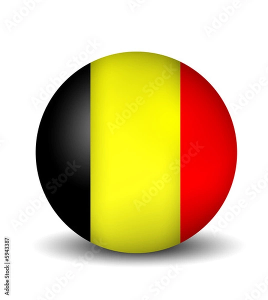 Fototapeta Belgium Flag