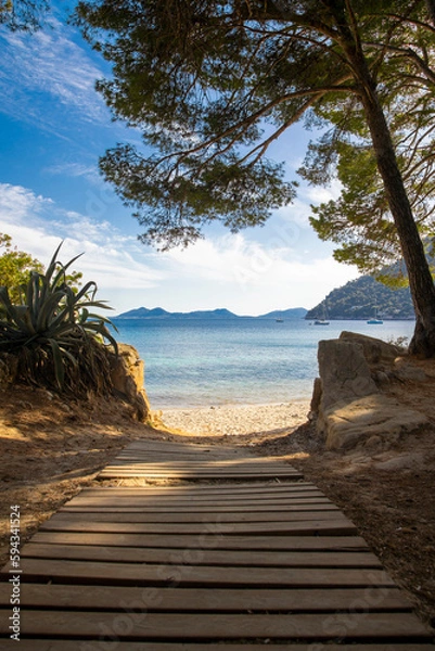 Obraz Spiaggia del Formentor, Isola di Maiorca, Spagna 