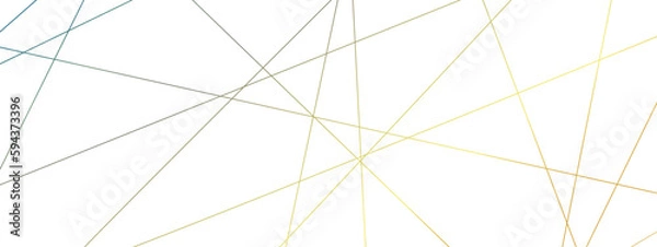 Fototapeta A colorful Abstract geometric wave lines with many squares and triangles shape background.	