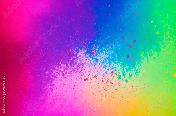 Fototapeta Colourful multicolored background for your text. Generative AI.