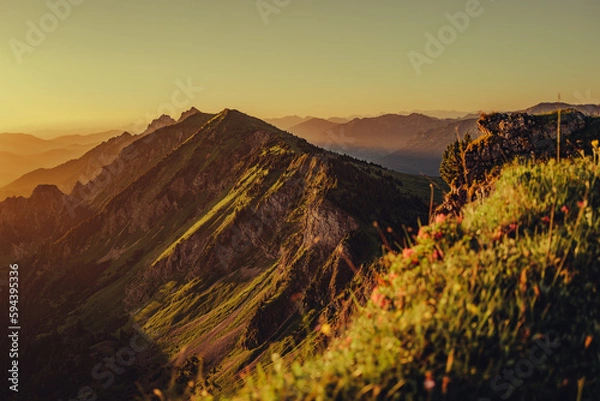 Fototapeta Berge Allgäu 