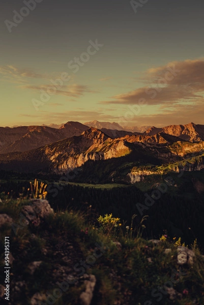 Fototapeta Berge Allgäu 