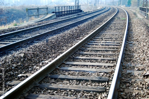 Fototapeta rails 1