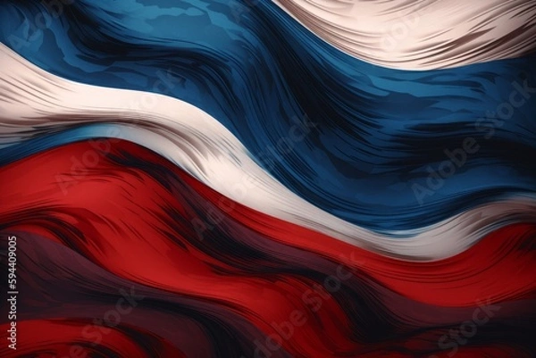 Fototapeta Artistic Representation of the July 4th created with Generative AI technology