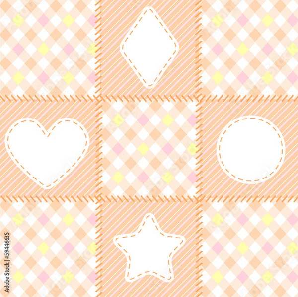 Obraz patchwork pattern of geometric shapes