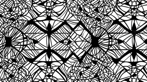 Obraz Abstract geometric pattern design 6